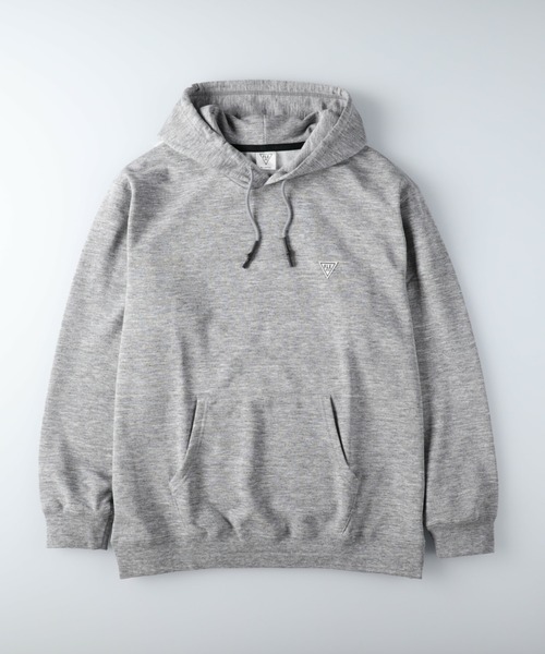 EDWIN（エドウィン）の「【EDWIN】ロゴフードパーカー / 吸水速乾（スウェット・メンズ・グレー・XL/M/L）」の4枚目の写真