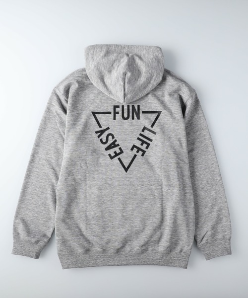 EDWIN（エドウィン）の「【EDWIN】ロゴフードパーカー / 吸水速乾（スウェット・メンズ・グレー・XL/M/L）」の5枚目の写真