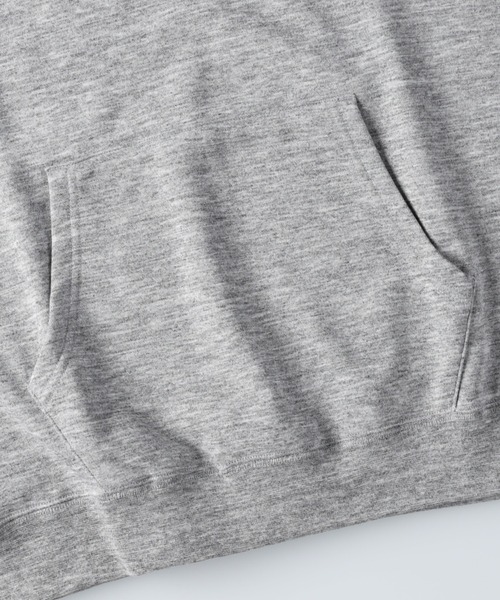 EDWIN（エドウィン）の「【EDWIN】ロゴフードパーカー / 吸水速乾（スウェット・メンズ・グレー・XL/M/L）」の8枚目の写真