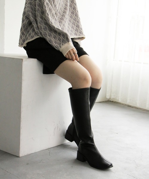 notch.（ノッチ）の「ジョッキーロングブーツ（ブーツ・レディース・ブラック/ブラウン・M/L）」の12枚目の写真