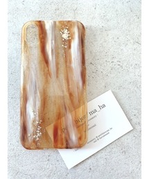 tone（トーン）の「petit bijou_ma_ha/ペイントアートiPhoneケース（スマホケース/カバー）」