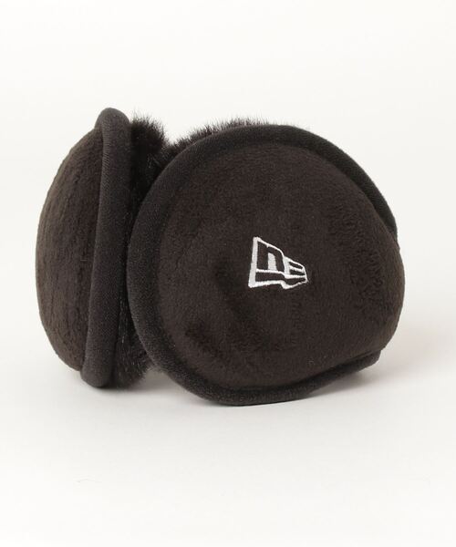 NEW ERA(ニューエラ)の「NEW ERA/ニューエラ イヤーマフ 耳当て 防寒 11117940(イヤーマフ・メンズ・ブラック×ホワイト・FREE)」の1枚目の写真