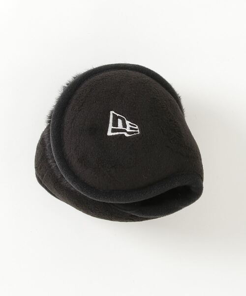 NEW ERA(ニューエラ)の「NEW ERA/ニューエラ イヤーマフ 耳当て 防寒 11117940(イヤーマフ・メンズ・ブラック×ホワイト・FREE)」の2枚目の写真
