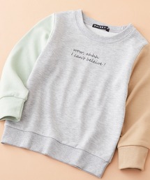 SHISKY（シスキー）の「SHISKY / シスキー 無地/切替配色 レギュラーシルエット スウェット キッズ（スウェット・キッズ）」