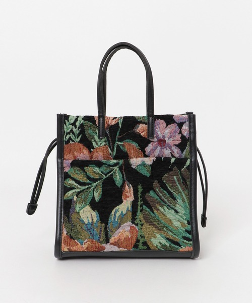 RODE SKO(ロデスコ)の「キンチャク絞りファブリックトートバッグ(トートバッグ・レディース・オフホワイト/ブラック・ONE)」の22枚目の写真