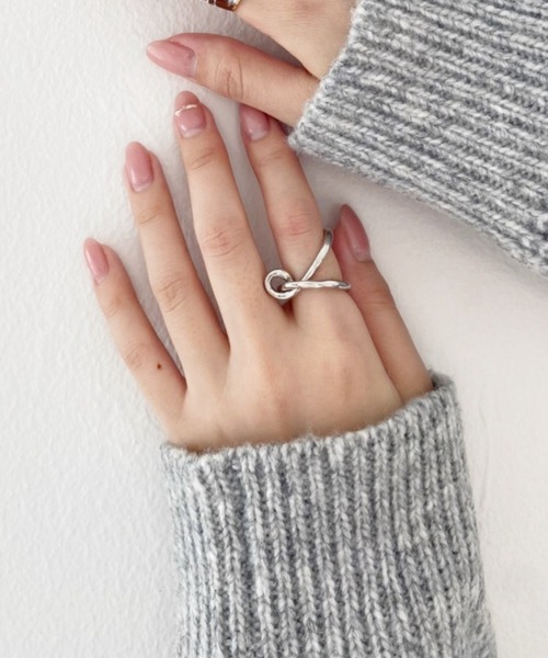 Heather（ヘザー）の「2連リング　254929（リング・レディース・シルバー/ゴールド・ONE SIZE）」の2枚目の写真