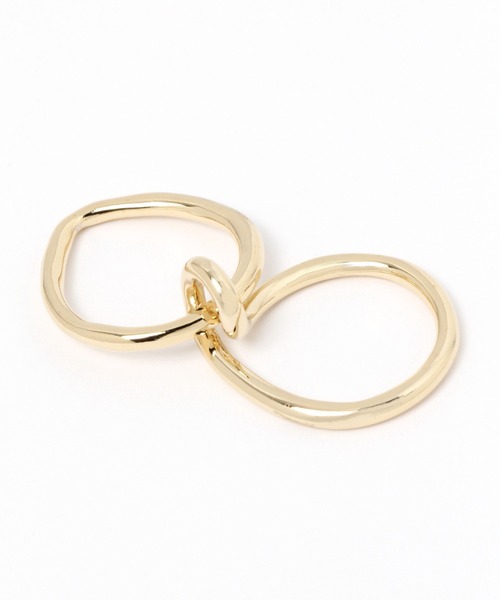 Heather（ヘザー）の「2連リング　254929（リング・レディース・シルバー/ゴールド・ONE SIZE）」の7枚目の写真