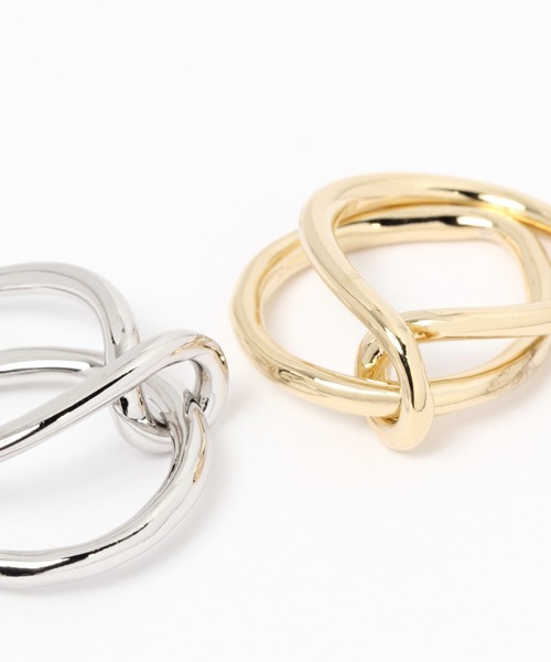 Heather（ヘザー）の「2連リング　254929（リング・レディース・シルバー/ゴールド・ONE SIZE）」の9枚目の写真