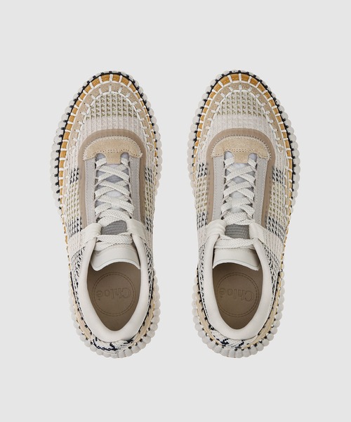 Chloe（クロエ）の「NAMA / スニーカー SUSTAINABLE Low TOP SNEAKER（スニーカー・レディース・ベージュ・38/36/37/39）」の3枚目の写真