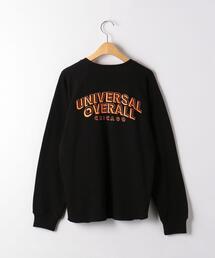 green label relaxing（グリーンレーベルリラクシング）の「【別注】＜UNIVERSAL OVERALL×green label relaxing＞TJ EX UO ロゴ裏毛プルオーバー 140cm-160cm（Tシャツ/カットソー・キッズ）」