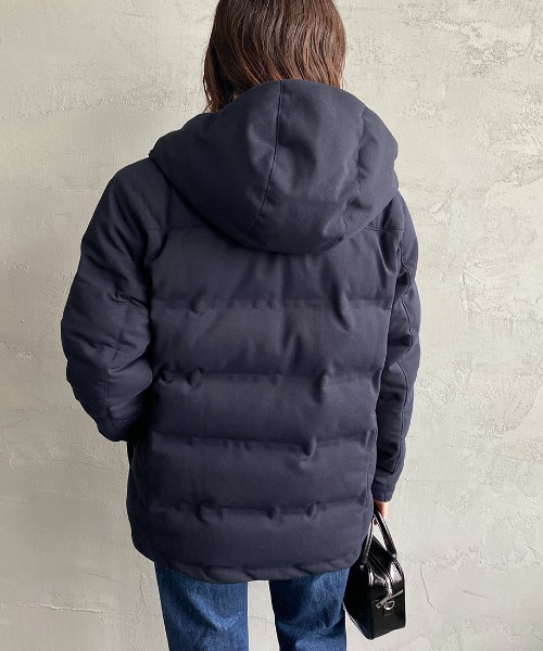 LACOSTE（ラコステ）の「[LACOSTE/ラコステ] ポリエステルピケ ワンポイントロゴダウンジャケット（ダウンジャケット/コート・レディース・ネイビー・48/50/46）」の7枚目の写真