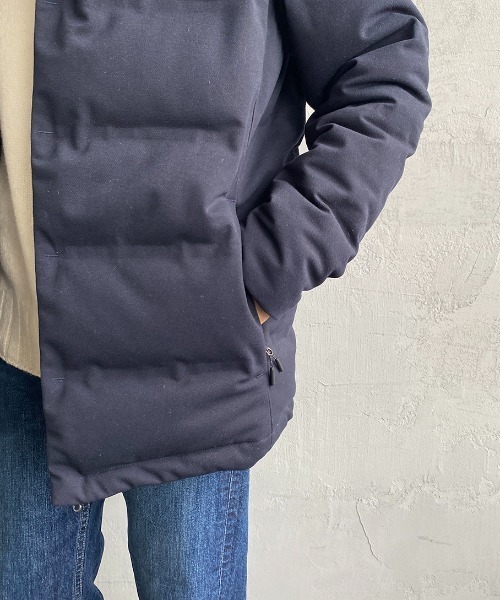 LACOSTE（ラコステ）の「[LACOSTE/ラコステ] ポリエステルピケ ワンポイントロゴダウンジャケット（ダウンジャケット/コート・レディース・ネイビー・48/50/46）」の10枚目の写真
