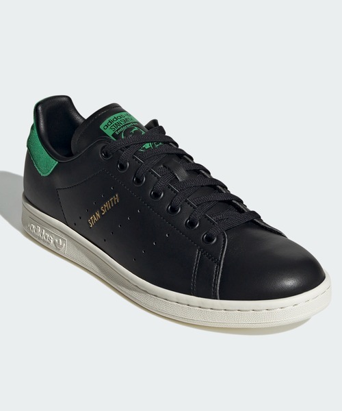 adidas（アディダス）の「スタンスミス [STAN SMITH] アディダスオリジナルス（メンズ/レディース）（スニーカー・メンズ・ブラック×グリーン/ホワイト×グリーン/ホワイト系その他/オフホワイト・25.5cm/27.0cm/23.5cm/25.0cm/22.5cm/24.0cm/26.5cm/28.0cm/23.0cm/27.5cm/29.0cm/28.5cm/24.5cm/26.0cm/22.0cm）」の9枚目の写真