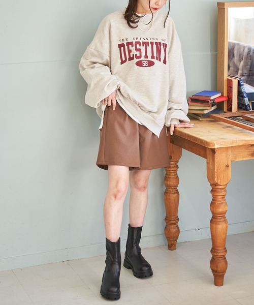 WEGO（ウィゴー）の「WEGO/タックハーフパンツ（その他パンツ・レディース・ブラック/ブラウン・SMALL/MEDIUM）」の19枚目の写真