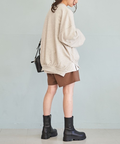 WEGO（ウィゴー）の「WEGO/タックハーフパンツ（その他パンツ・レディース・ブラック/ブラウン・SMALL/MEDIUM）」の16枚目の写真