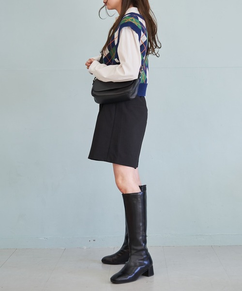 WEGO（ウィゴー）の「WEGO/タックハーフパンツ（その他パンツ・レディース・ブラック/ブラウン・SMALL/MEDIUM）」の7枚目の写真