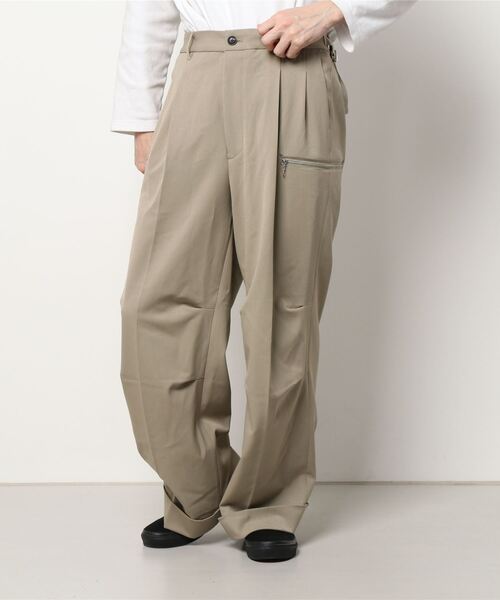 DANKE SCHON（ダンケシェーン）の「DankeSchon/ダンケシェーン/ジップパンツ（スラックス・メンズ・ブラック/ベージュ・MEDIUM/LARGE）」の21枚目の写真