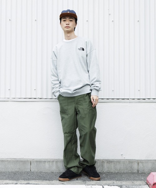 THE NORTH FACE(ザノースフェイス)の「【ユニセックスで着用可能】THE NORTH FACE / ノースフェイス BAYVIEW EX SWEATSHIRTS スウェット トレーナー(スウェット・メンズ・ブラック/グレー・SMALL/MEDIUM/LARGE/X-LARGE)」の8枚目の写真