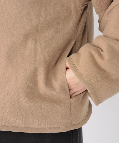 studio CLIP（スタディオクリップ）の「起毛リバーシブルボアブルゾン（ブルゾン・レディース・モカ/ライトグレー/カーキ・FREE）」の21枚目の写真