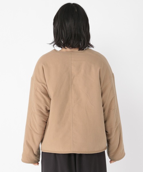 studio CLIP（スタディオクリップ）の「起毛リバーシブルボアブルゾン（ブルゾン・レディース・モカ/ライトグレー/カーキ・FREE）」の13枚目の写真