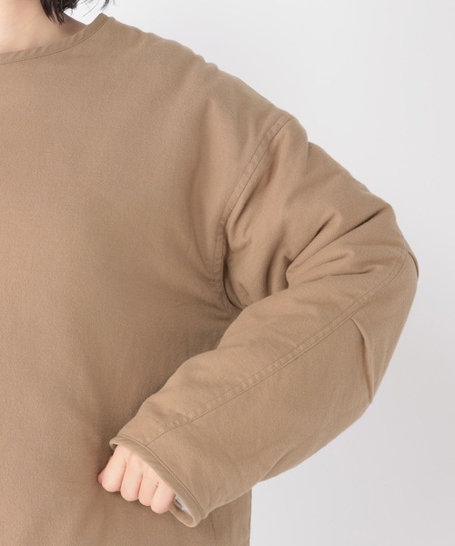 studio CLIP（スタディオクリップ）の「起毛リバーシブルボアブルゾン（ブルゾン・レディース・モカ/ライトグレー/カーキ・FREE）」の5枚目の写真