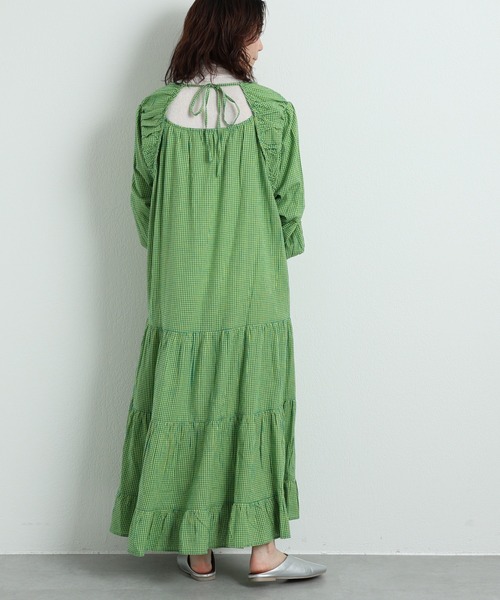 CIAOPANIC TYPY（チャオパニックティピー）の「配色シアータートルニット（ニット/セーター・レディース・オフホワイト/グレー系その他/グリーン・ONE SIZE）」の12枚目の写真