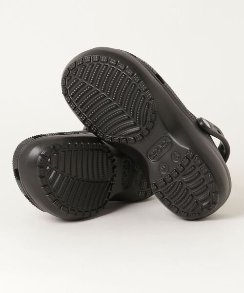 crocs(クロックス)の「CROCS/クロックス CLASSIC PLATFORM CLOG W/クラシック プラットフォーム クロッグ サンダル 厚底 レディース 206750-001(サンダル・レディース・ブラック・24.0cm/22.0cm/23.0cm/25.0cm)」の3枚目の写真