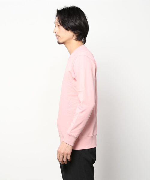 adidas（アディダス）の「エッセンシャルズ FeelVivid ドロップショルダー スウェットシャツ / アディダス / トレーナー （メンズ）（スウェット・メンズ・ピンク系その他/ライトイエロー・MEDIUM/LARGE/X-LARGE/SMALL/XXX-LARGE/XX-LARGE）」の3枚目の写真