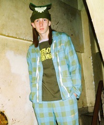 MYne マイン / Sleeping Check Shirt セットアップスリーピングチェックシャツ パジャマ ビッグシルエット / G08SH013