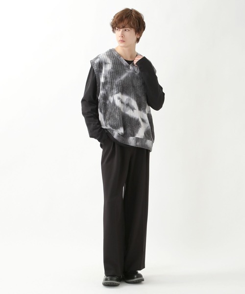 ALAND(エーランド)の「3.3Field Trip/TIE-DYE VEST 2269917(ベスト・メンズ・ブラック/オレンジ・FREE)」の5枚目の写真