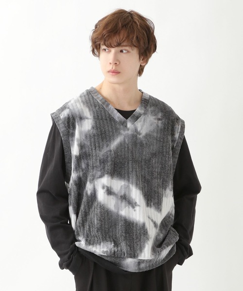 ALAND(エーランド)の「3.3Field Trip/TIE-DYE VEST 2269917(ベスト・メンズ・ブラック/オレンジ・FREE)」の17枚目の写真