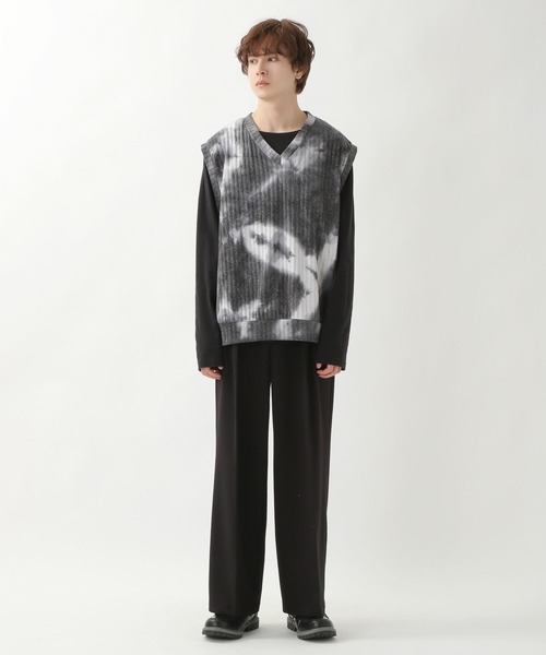ALAND(エーランド)の「3.3Field Trip/TIE-DYE VEST 2269917(ベスト・メンズ・ブラック/オレンジ・FREE)」の15枚目の写真