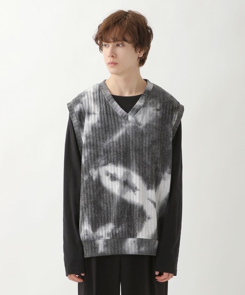 ALAND(エーランド)の「3.3Field Trip/TIE-DYE VEST 2269917(ベスト・メンズ・ブラック/オレンジ・FREE)」の13枚目の写真