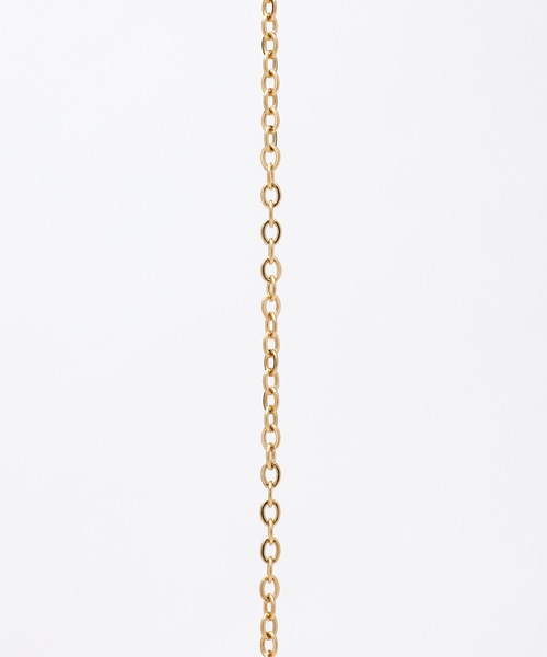 9ban（キューバン）の「【9ban】キューバン/ Plate necklace（ネックレス・レディース・ゴールド・FREE）」の6枚目の写真