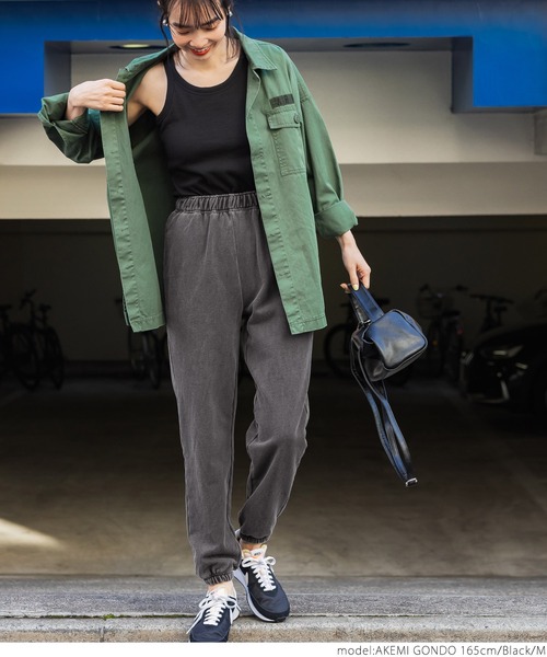 coca（coca）（コカ）の「春スウェットパンツ（スウェットパンツ・レディース・ブラック/グレー・M/L）」の8枚目の写真