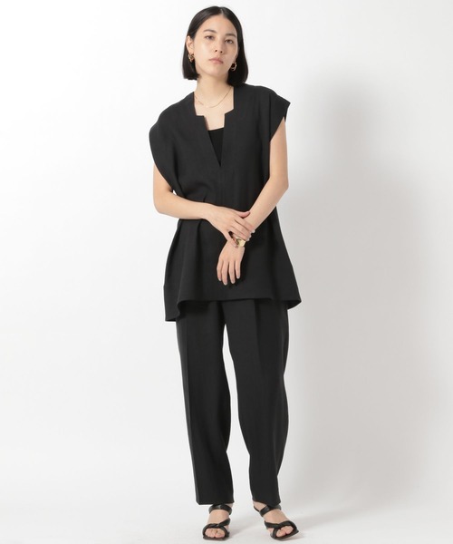 Chaos（カオス）の「クラロバスティープルオーバー（シャツ/ブラウス・レディース・ブラック/アイボリー・FREE）」の3枚目の写真