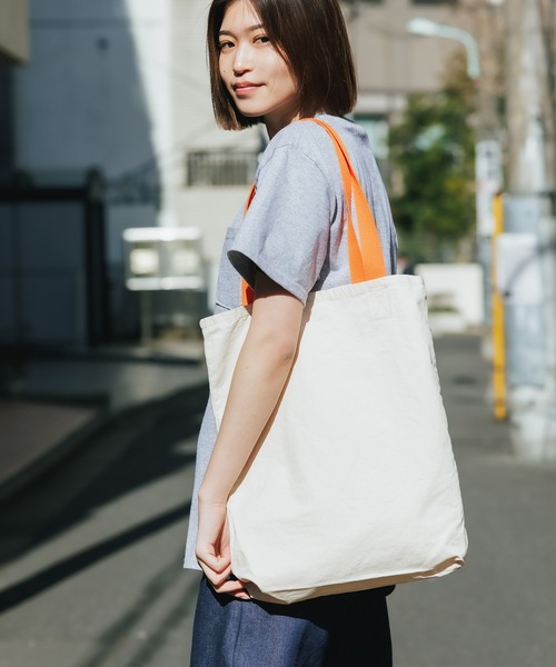 Wrangler(ラングラー)の「WRANGLER/ラングラー TOTE BAG トートバッグ デニムトートバック A4サイズ収納可(トートバッグ・メンズ・ブルー/オフホワイト/サックスブルー/イエロー/インディゴブルー・FREE)」の18枚目の写真