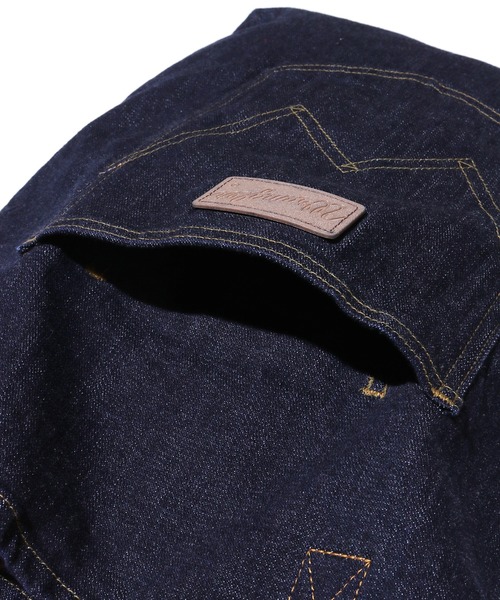 Wrangler(ラングラー)の「WRANGLER/ラングラー TOTE BAG トートバッグ デニムトートバック A4サイズ収納可(トートバッグ・メンズ・ブルー/オフホワイト/サックスブルー/イエロー/インディゴブルー・FREE)」の11枚目の写真