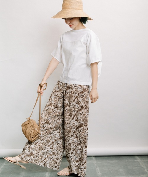 refinedworks(リファインドワークス)の「前布帛切替ドルマンPO(Tシャツ/カットソー・レディース・オフホワイト/グレー系その他/チャコールグレー・FREE)」の13枚目の写真