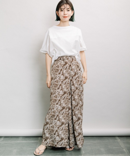 refinedworks(リファインドワークス)の「前布帛切替ドルマンPO(Tシャツ/カットソー・レディース・オフホワイト/グレー系その他/チャコールグレー・FREE)」の15枚目の写真