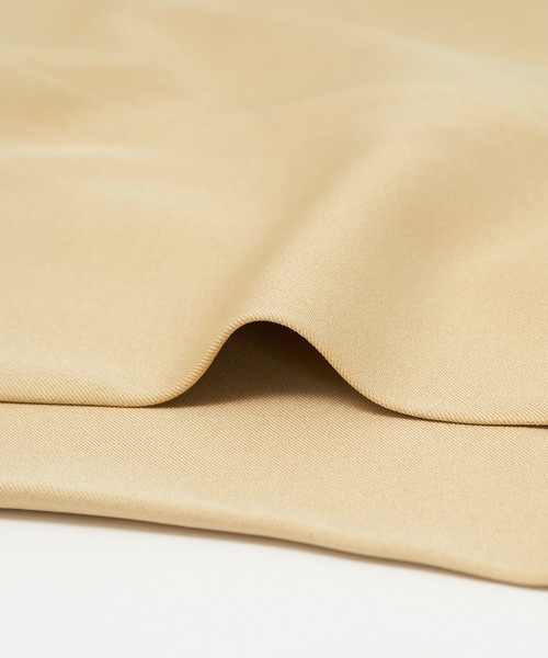 AS KNOW AS PINKY（アズノゥアズピンキー）の「スララっとテーパードパンツ　セットアップ可能（スラックス・レディース・ブラック/イエロー/ライトグリーン/ブラック系その他/ピンクベージュ/ピンク系その他・FREE）」の9枚目の写真