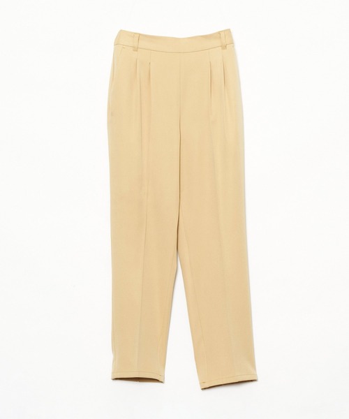 AS KNOW AS PINKY（アズノゥアズピンキー）の「スララっとテーパードパンツ　セットアップ可能（スラックス・レディース・ブラック/イエロー/ライトグリーン/ブラック系その他/ピンクベージュ/ピンク系その他・FREE）」の13枚目の写真