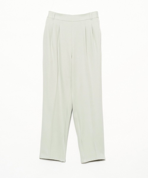 AS KNOW AS PINKY（アズノゥアズピンキー）の「スララっとテーパードパンツ　セットアップ可能（スラックス・レディース・ブラック/イエロー/ライトグリーン/ブラック系その他/ピンクベージュ/ピンク系その他・FREE）」の18枚目の写真