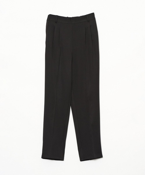 AS KNOW AS PINKY（アズノゥアズピンキー）の「スララっとテーパードパンツ　セットアップ可能（スラックス・レディース・ブラック/イエロー/ライトグリーン/ブラック系その他/ピンクベージュ/ピンク系その他・FREE）」の14枚目の写真