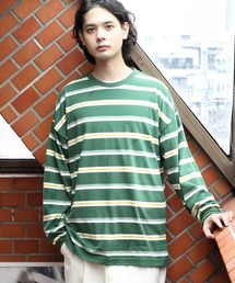 ８(eight) | レトロボーダーロンＴ(Tシャツ/カットソー)