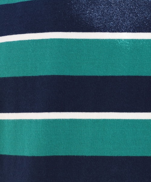 8(eight)(エイト)の「レトロボーダーロンT(Tシャツ/カットソー・メンズ・ホワイト×ネイビー/ホワイト×グリーン/サックスブルー系/グレイッシュベージュ/グリーン系その他/ライトグレー系/グリーン系その他2/ブルー系その他・X-LARGE/MEDIUM/LARGE)」の20枚目の写真