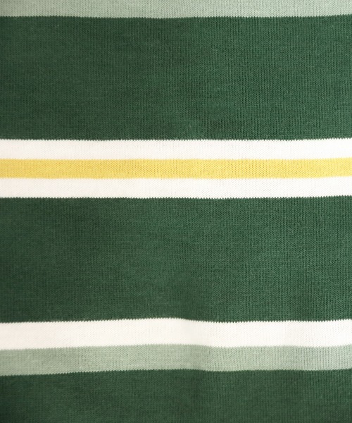 8(eight)(エイト)の「レトロボーダーロンT(Tシャツ/カットソー・メンズ・ホワイト×ネイビー/ホワイト×グリーン/サックスブルー系/グレイッシュベージュ/グリーン系その他/ライトグレー系/グリーン系その他2/ブルー系その他・X-LARGE/MEDIUM/LARGE)」の19枚目の写真