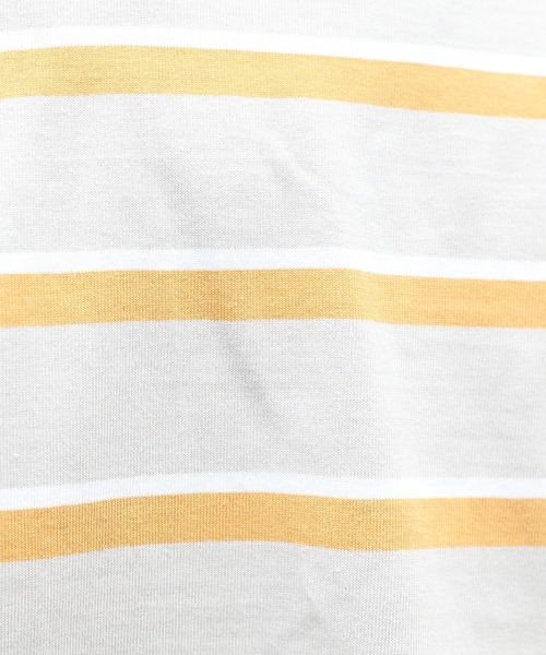 8(eight)(エイト)の「レトロボーダーロンT(Tシャツ/カットソー・メンズ・ホワイト×ネイビー/ホワイト×グリーン/サックスブルー系/グレイッシュベージュ/グリーン系その他/ライトグレー系/グリーン系その他2/ブルー系その他・X-LARGE/MEDIUM/LARGE)」の21枚目の写真