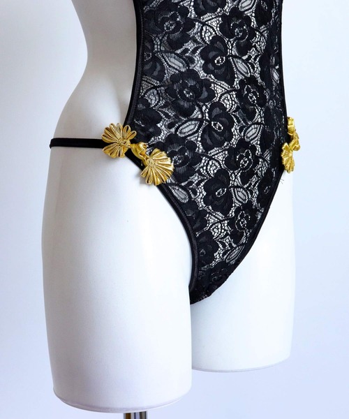 OSYAREVO（オシャレボ）の「コスプレ 総レース チャイナバニー レディース ホワイトデー 記念日（コスチューム/パーティーグッズ・レディース・ブラック系その他・ONESIZE）」の13枚目の写真