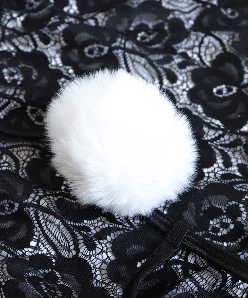 OSYAREVO（オシャレボ）の「コスプレ 総レース チャイナバニー レディース ホワイトデー 記念日（コスチューム/パーティーグッズ・レディース・ブラック系その他・ONESIZE）」の15枚目の写真